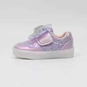 국산 글리터 LED 여아 라이팅 아동운동화