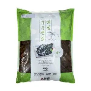 [냉장] 반찬단지 매실간장깻잎 4kg