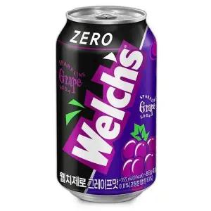 웰치스 N6F4I8U5 제로 355mlx24캔 포도 농심