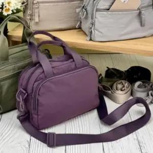 [패션] 여행용 가방 퍼플 크로스 핸드폰 나일론 지갑 미니