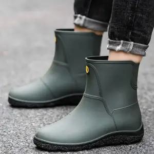 패션 첼시 장화 장마신발 작업화 여름 앵클 숏부츠 비 방수 발목 [mA69997]