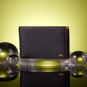 닥스 액세서리 26FW [반지갑][SOFT TWOTONE][소프트 투톤] 블랙 브라운 컬러 콤비 DAKS 로고 DBWA6F701BK