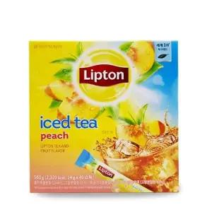 쿨샵 W3H6C2S2 립톤 아이스티 여름음료 복숭아 아이스티 40T