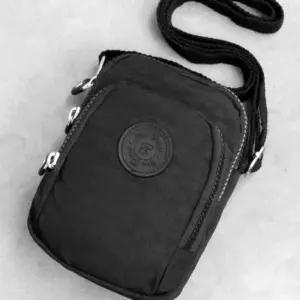 [라일리] Rly 캐주얼 중년 작은 보조 메신저백 쇼퍼백 검정 가