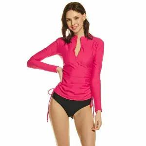 [하프클럽/테슬라]테슬라 하프집업 셔링 래쉬가드 긴팔 수영복 TM-FSZ04_H