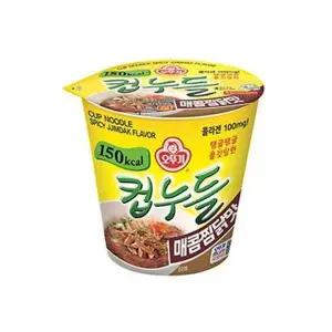 컵라면 S5Z1X7L2 컵누들 매콤찜닭맛 1박스 37.8gx6개입 오뚜기