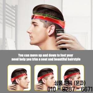 조정 가능한 홈 헤어 트리밍 이발 곡선 머리띠 실리콘 넥 라인 면도 템플릿 커팅 가이드 스타일링