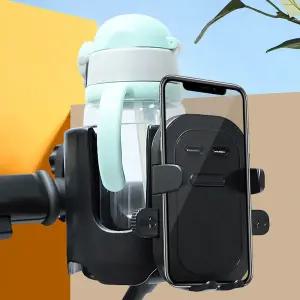유모차핸들설치 핸드폰걸이 물병거치대 유모차컵보관