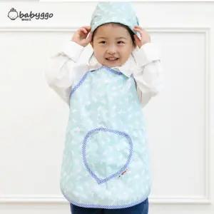 듀스포 방수 유아용 앞치마 미술가운 (벌룬) 두건포함