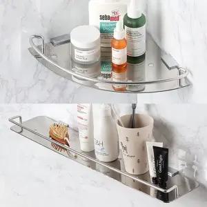 화장실모서리 틈새 정리대 스텐 수납 세면대 삼각 무타공 레스 [mE6DBD1]