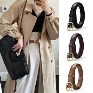 원피스벨트 여성 클래식스타일 심플 기본 디자인 사각 버클 벨트