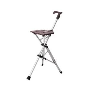 휴대용 지팡이 의자 5단 900g 로즈레드-88cm