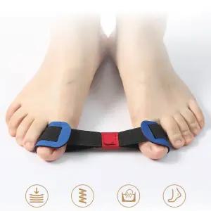 간편한 엄지 지압 발가락 교정기 스트레칭 운동 밴드