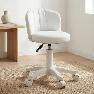 오발 회전이동 쉘핏체어 병원 코디 네일 학원 상담의자