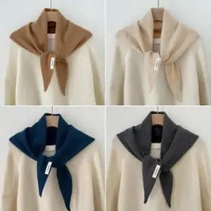 울 100프로 쁘띠 스카프 ELS135 머플러 쁘띠 내산 패션잡화 스마트폰 머플러 봄 숄 스키니 미니 남자 스카