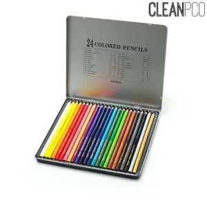 TBZ 문화 24색 색연필(틴케이스)