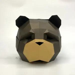 가면만들기 3D 입체 종이가면 곰돌이