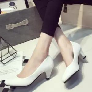 [라일리] Rly 여성 엣지 고급 정장 면접 구두 심플 5.5cm