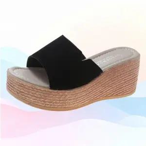 [라일리] Rly 키높이 슬리퍼 통굽 샌들 데일리 실내화 여자 미