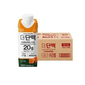 더단백 S3F6Y3N3 드링크 카라멜 250mlx18입 빙그레