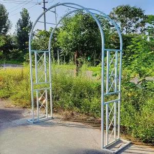 아치형 장미 넝쿨 프레임 원예 브래킷 마당 지주대 울타리