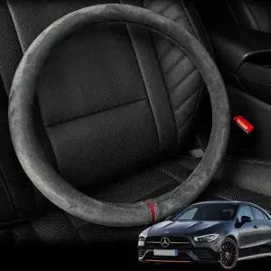 벤츠 A9B6A1X7 CLA 핸들커버 스웨이드 원단 자동차 핸들커버
