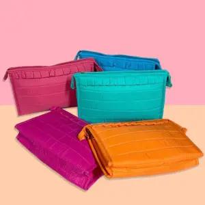 소프트 셔링 파우치 화장품 파우치 여행파우치 필통파