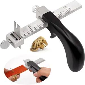 NAOEDEAH 가죽 스트랩 커터 절단 작업 도구 전문 툴링 키트 벨트 공예 및 용품
