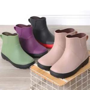 [라일리] Rly 여성 레인부츠 장마철신발 미끄럼방지장화