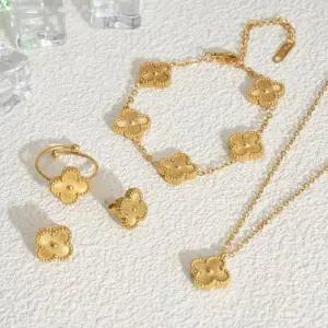 [라일리쥬얼리] Rly 클로라 써지컬 주얼리 4종세트 목걸이 귀걸이 팔