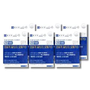 종근당 20100 초임계 알티지 오메가3 883mg 30캡슐 6박스 /wb