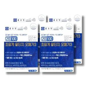 종근당 20100 초임계 알티지 오메가3 883mg 30캡슐 4박스 /wb