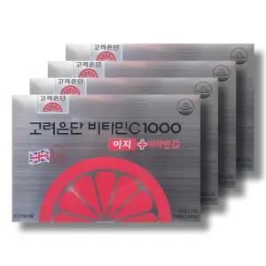 고려은단 비타민C 1000 이지 + 비타민D 600mg 180정 4박스 /wb