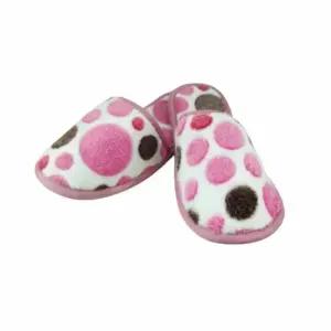 [라일리] Rly 거실화 물방울 핑크 거실실내화 실내슬리퍼