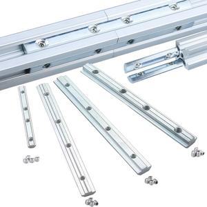10Pcs V 슬롯 T 조이너 3030 4040 4545 알루미늄 프로파일 용 커넥터 피팅 스트립 내부 180도 스트레이트