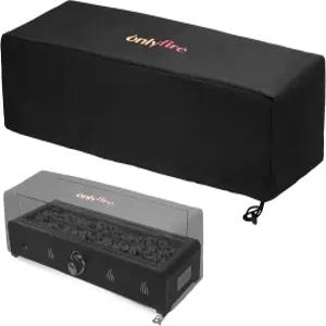 온리파이어 핏 커버 28인치 테이블탑 직사각형 자외선 차단 및 방수 28.7x9.2x7.7인치 야외 프로판 피트용