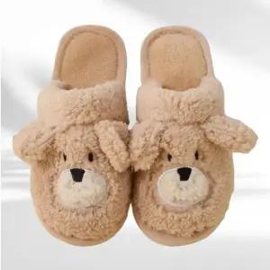 [라일리] Rly 조리원 실내 털 발이 룸슈즈 부드러운 방한 실내