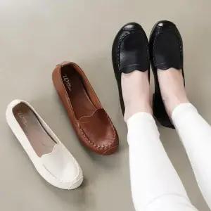 [라일리] Rly 슈즈 통굽단화 플랫 캐쥬얼화 로퍼구두 단화 통굽