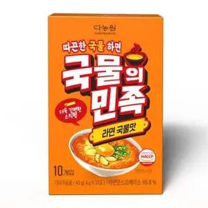 국물의 L7R7U8A5 민족 라면국물맛 4gx10T 다농원