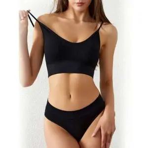 심리스 브라 팬티 세트