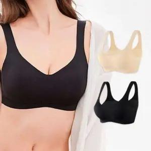 심플 노와이어 심리스 브라탑 빅사이즈 세트