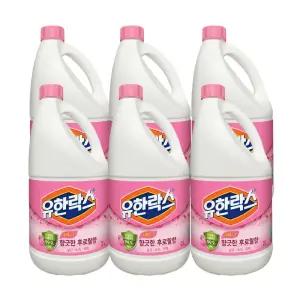 화장실청소세제 유한락스 후로랄 2Lx6개