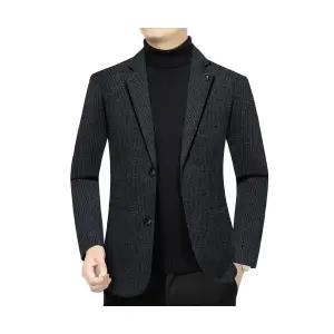 모직 캐주얼 남성정장자켓 트렌디 아이템 정장 재킷 추동 코트 슬림 싱글 HT4