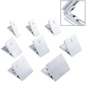 4개/세트 45도 3030 4040 4545 5050 6060 8080 코너 앵글 브래킷 연결 알루미늄 프로파일용