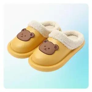 [라일리] Rly 겨울 방한 털 실내화 사무실 슬리퍼 거실화 거실