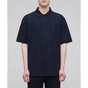 무신사스탠다드 릴렉스 핏 피케 폴로 셔츠 네이비 1715701