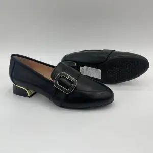 [에스콰이아]여성 드래스 로퍼 펌프스 정장 캐주얼 금장식  포인트 굽높이3cm