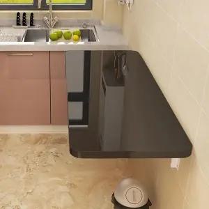 벽걸이 접이식 테이블 책상 작은 공간을 위한 홈 오피스 컴퓨터 워크스테이션용 걸이식 스터디 워크 벤치