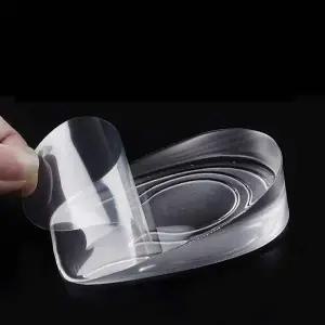 남성용 깔창 2cm 투명 인솔 체형보정 깔창