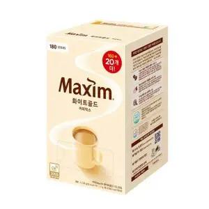 맥심 H3Y4J0O9 화이트골드 커피믹스 11.7gx160+20T 동서식품